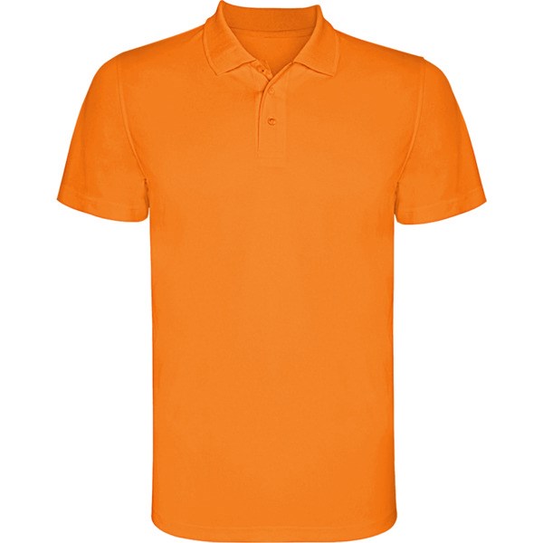 POLOSHIRT MONZHA S/S FLUOR ORANGE