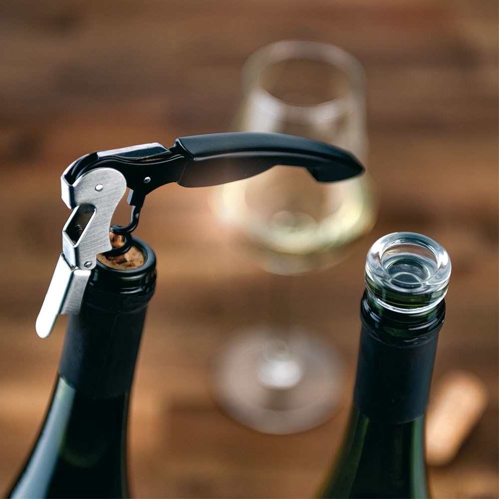 Vanilla Season® YANARIA Weinset aus Korkenzieher mit Glaststopfen